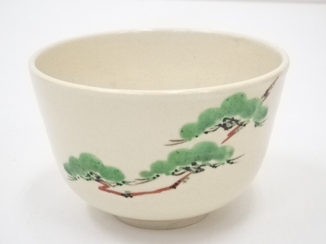 道具 ] - 道具 京焼 山澤松篁造 色絵松絵茶碗（共箱） | 宗 sou